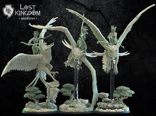 chevaucheur d'hibou elfes sylvain 