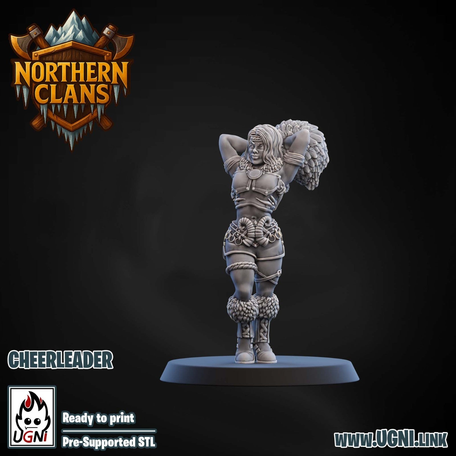 cheerleader northen clans- Star Player  convient a bloodbowl