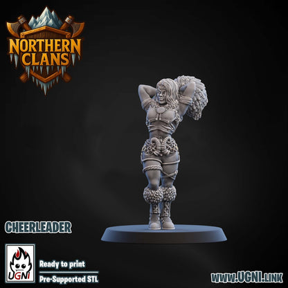 cheerleader northen clans- Star Player  convient a bloodbowl