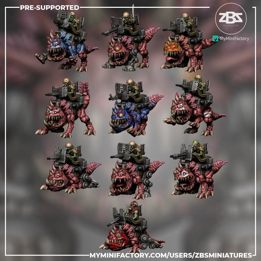 10 chevaucheur gobelin  