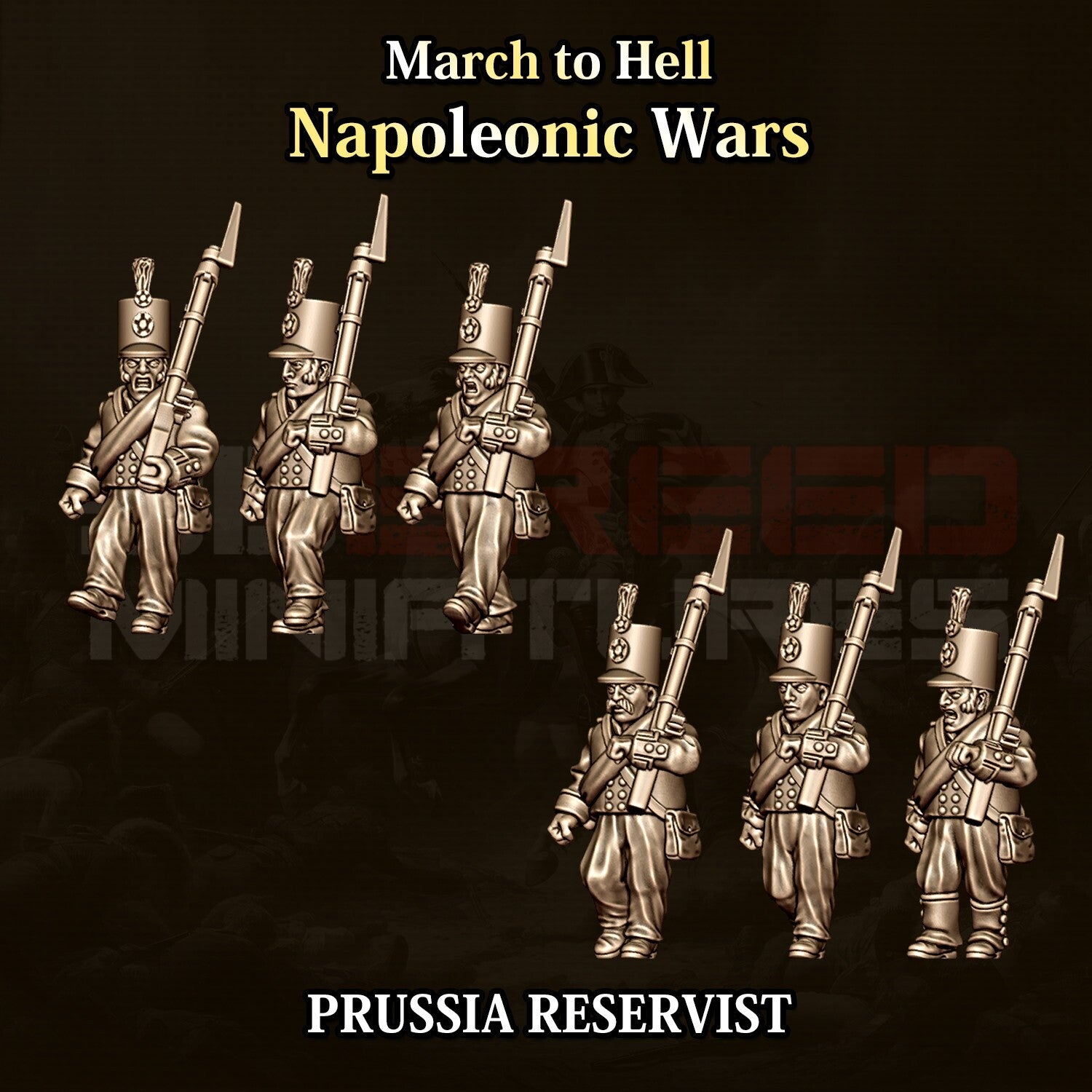 infanterie reserviste prusse 15MM