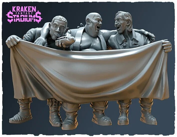 3 supporteur humain Fantasy Football   convient a bloodbowl 