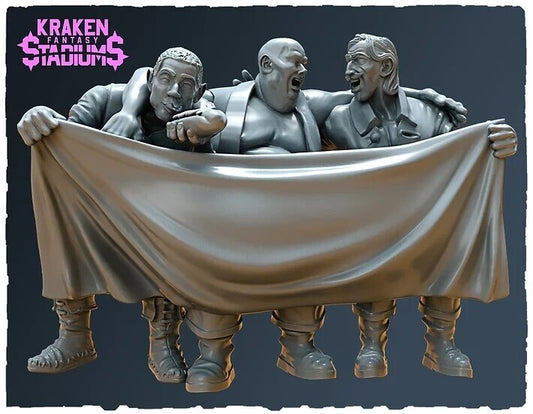 3 supporteur humain Fantasy Football   convient a bloodbowl 