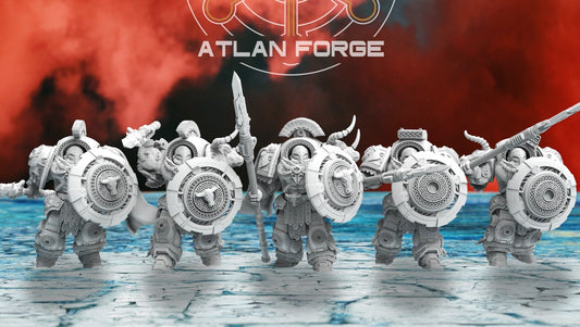 5 Minoan Assault Myrmidons compatible space wolves