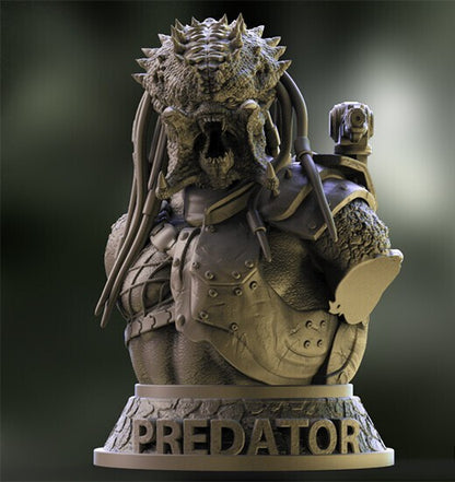 buste predator de 19 cm, buste fan art
