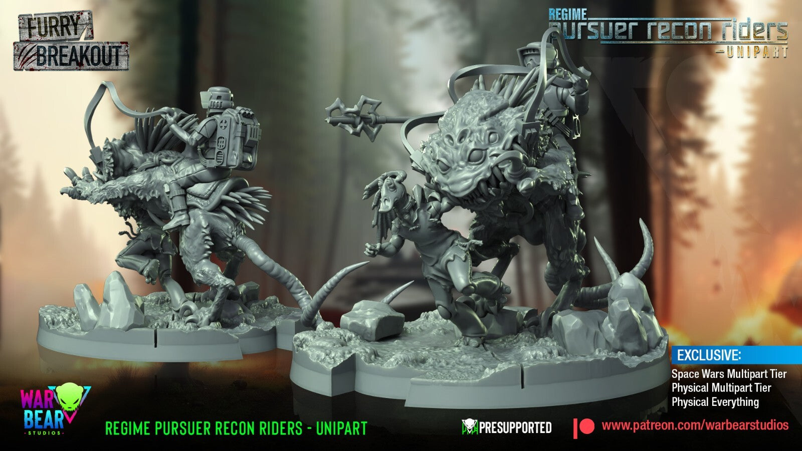 Regime Pursuer Recon Rider compatible star wars legion