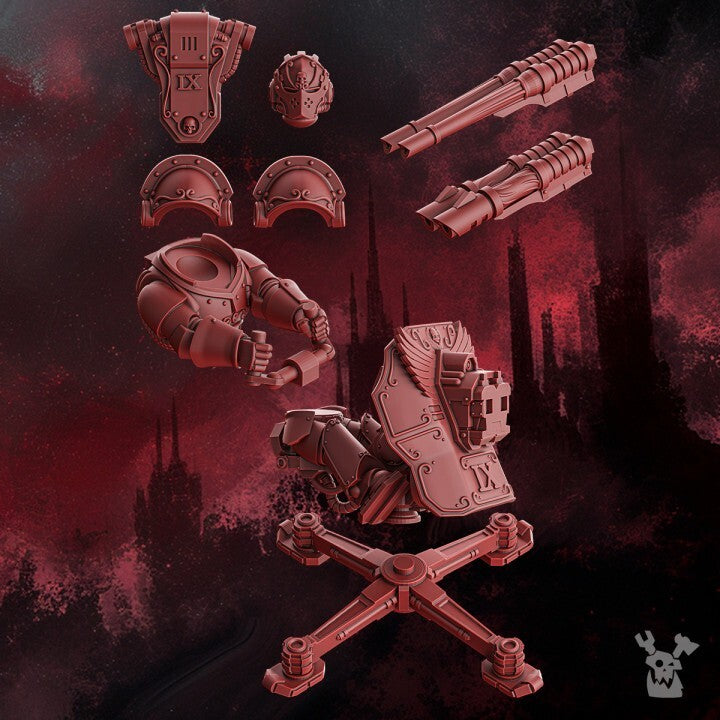 Crimson Wings Support Turret compatible BLOOD ANGEL