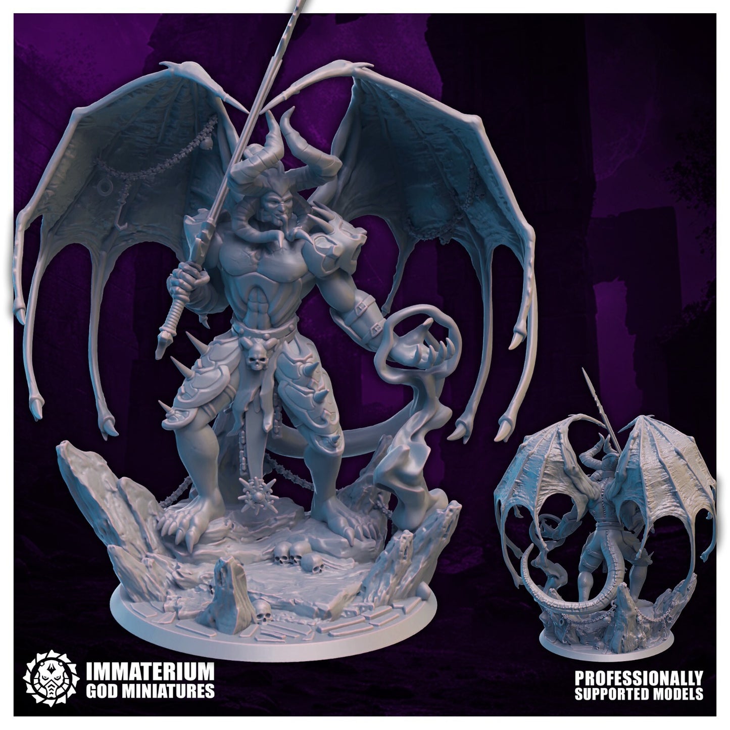 Belgoz, Shadow herald hauteur 17 cm