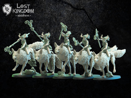 chevaucheur de renard elfes sylvain 