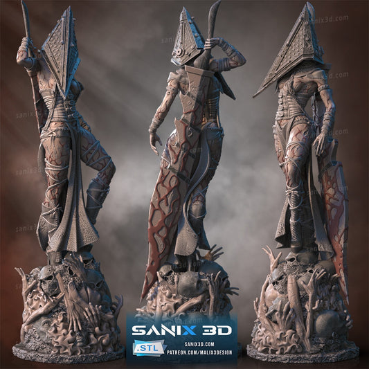 figurine fan art Lady Pyramid Head de 26 cm de haut