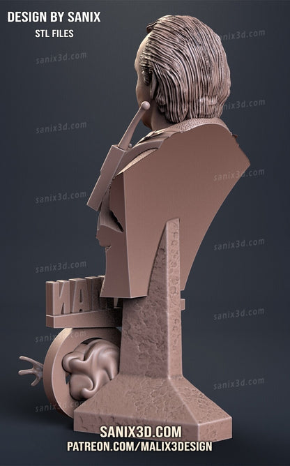 4 bustes ghostbuster hauteur 8,5 cm fan art