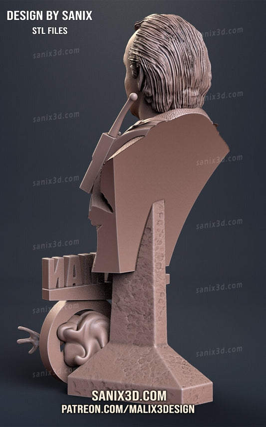 4 bustes ghostbuster hauteur 8,5 cm fan art