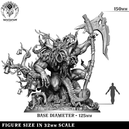 demon majeur avec socle de 125mm