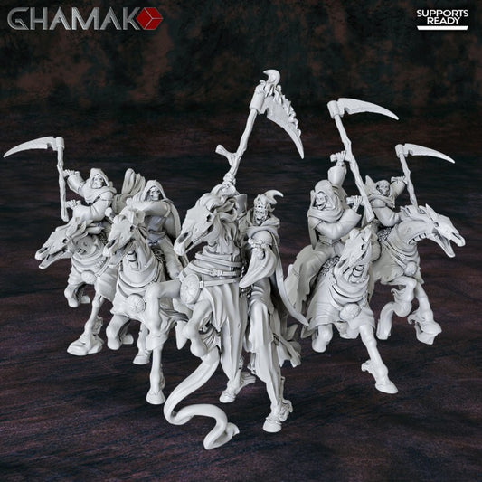 5 Skeleton Cavalry compatible comtes vampires