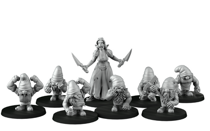 equipe gnome plus blanche neige fantasy convient a bloodbowl