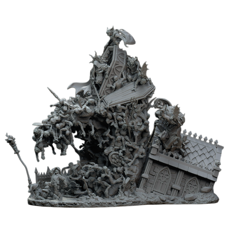 diorama seigneur vampire