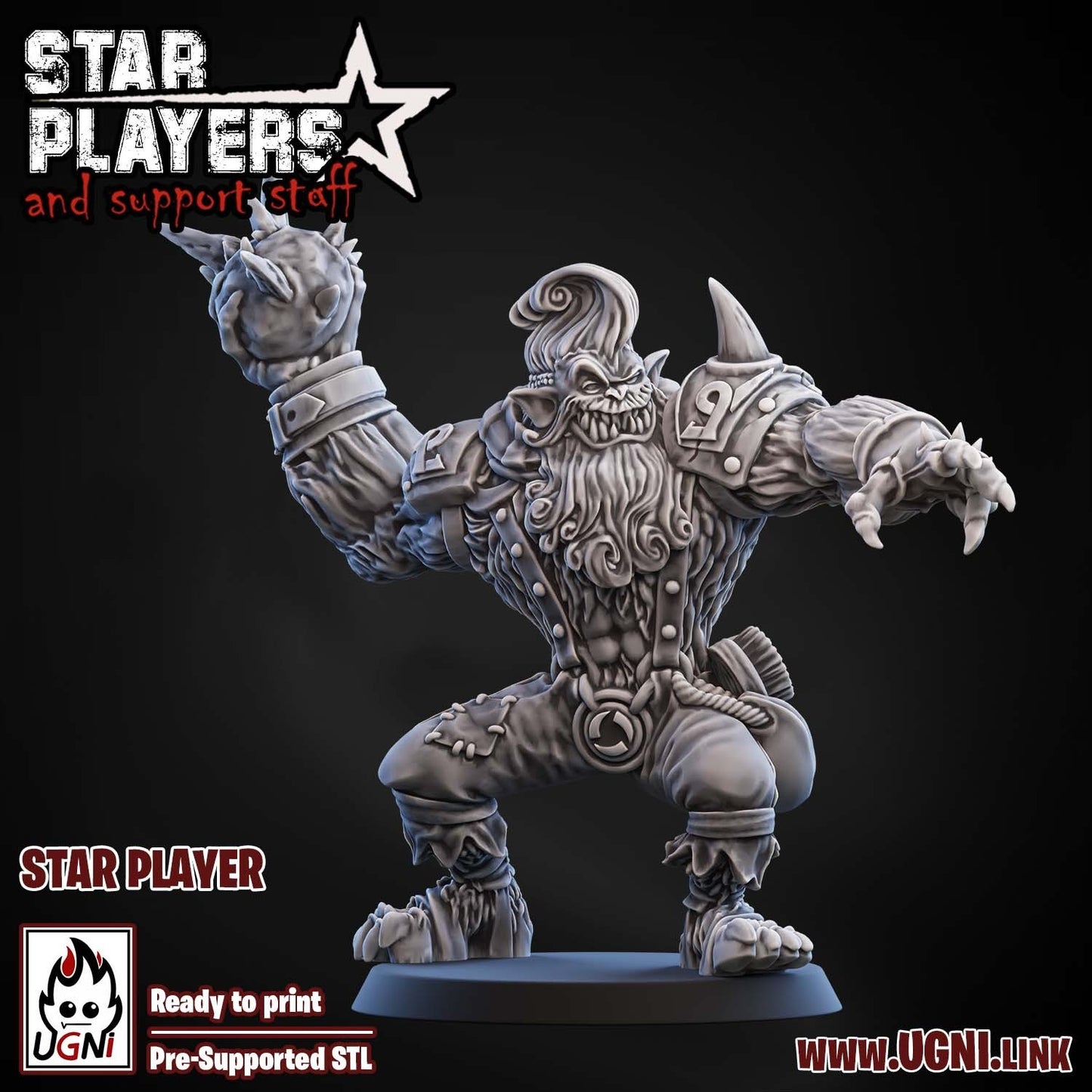 northen clans- Star Player  convient a bloodbowl