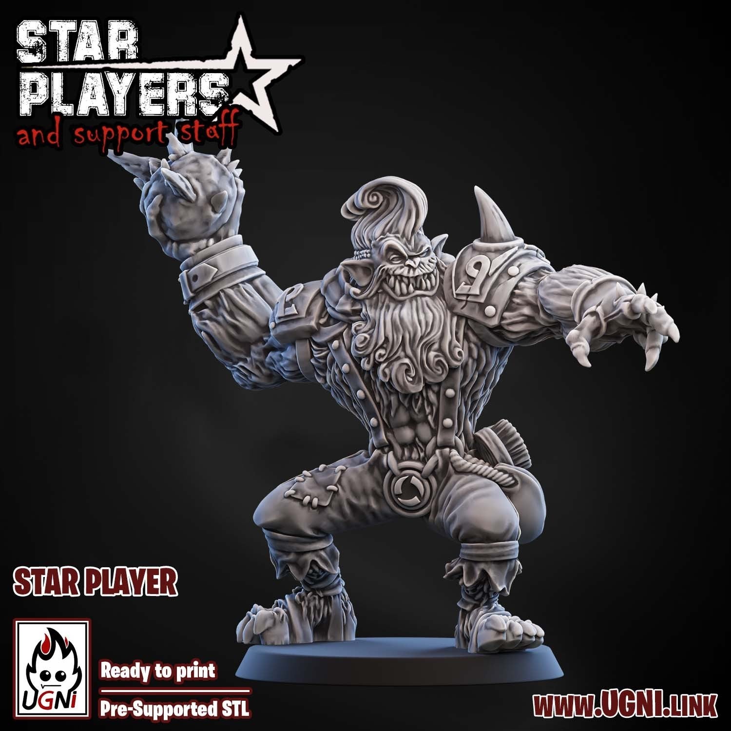 northen clans- Star Player  convient a bloodbowl