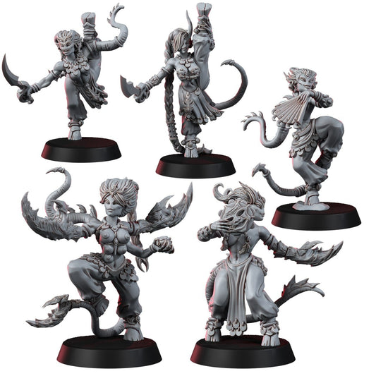 Daemonettes  du plaisir 5 poses