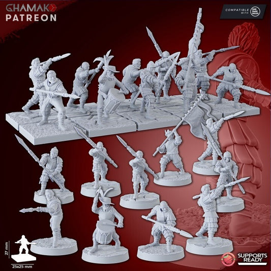 10 Empire Infatrymen Spearmen 