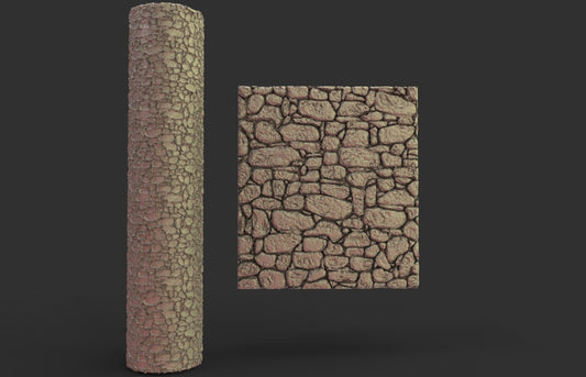 Rouleau de Modélisme 15cm pierres