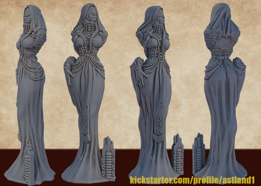 statue hauteur 15 cm avec piedestal