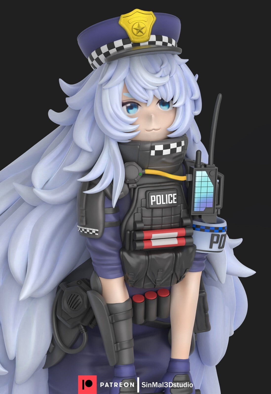 nike poli fan art hauteur 22 cm