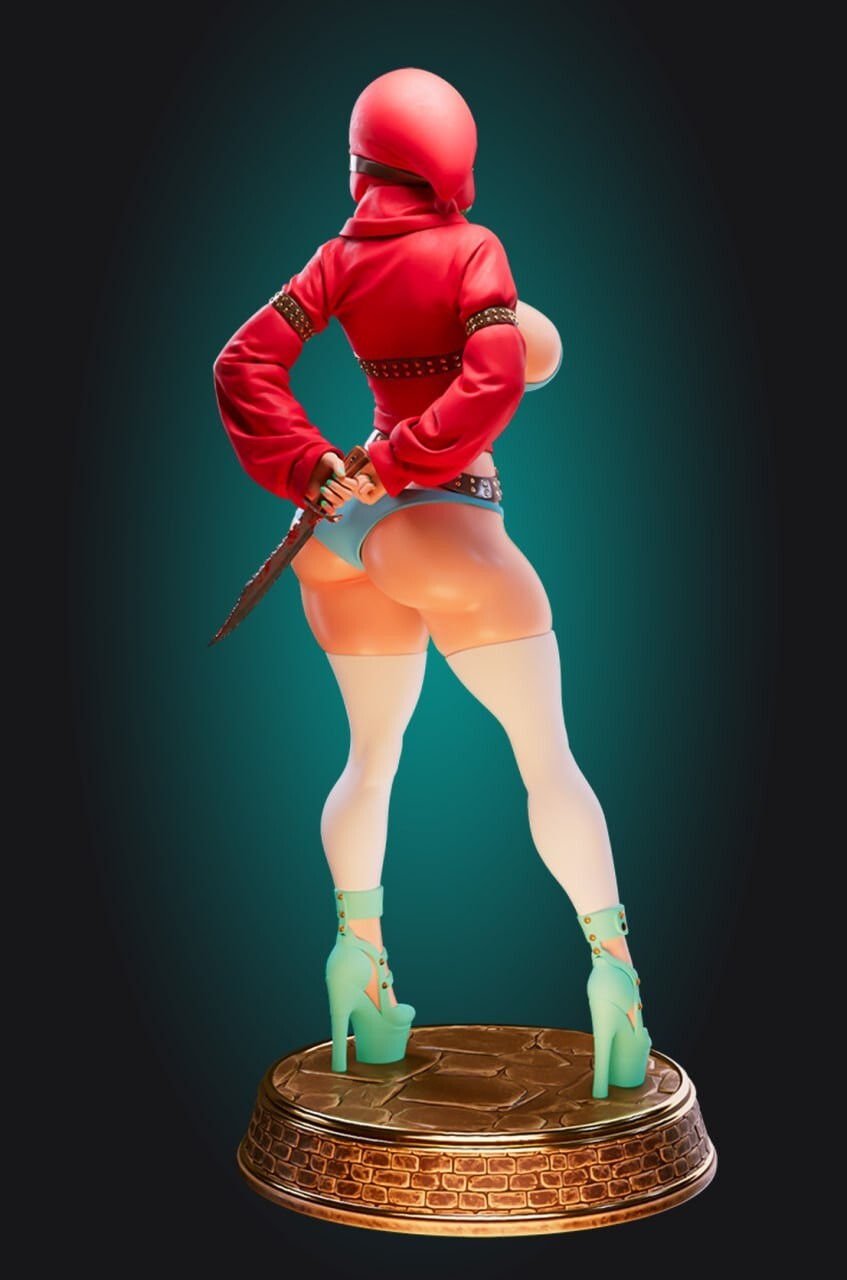 shy-gal  figurine fan art 23 CM