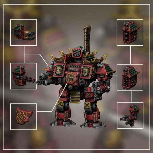 Manzu Ama - Oni class Mech  space marine samurai
