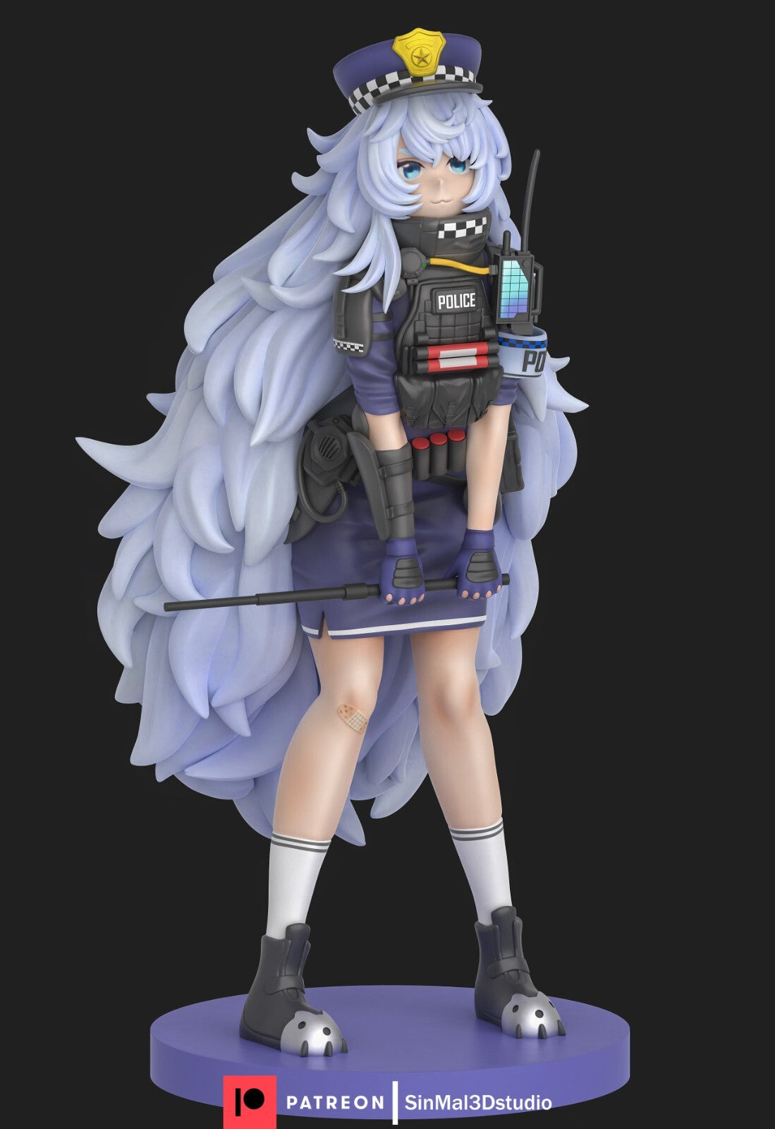 nike poli fan art hauteur 22 cm