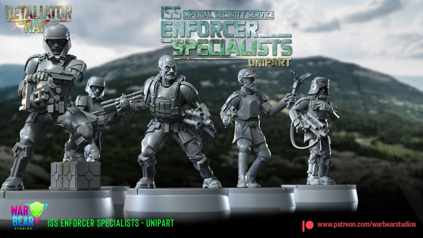 ISS Enforcer Specialists Unipart compatible star wars legion
