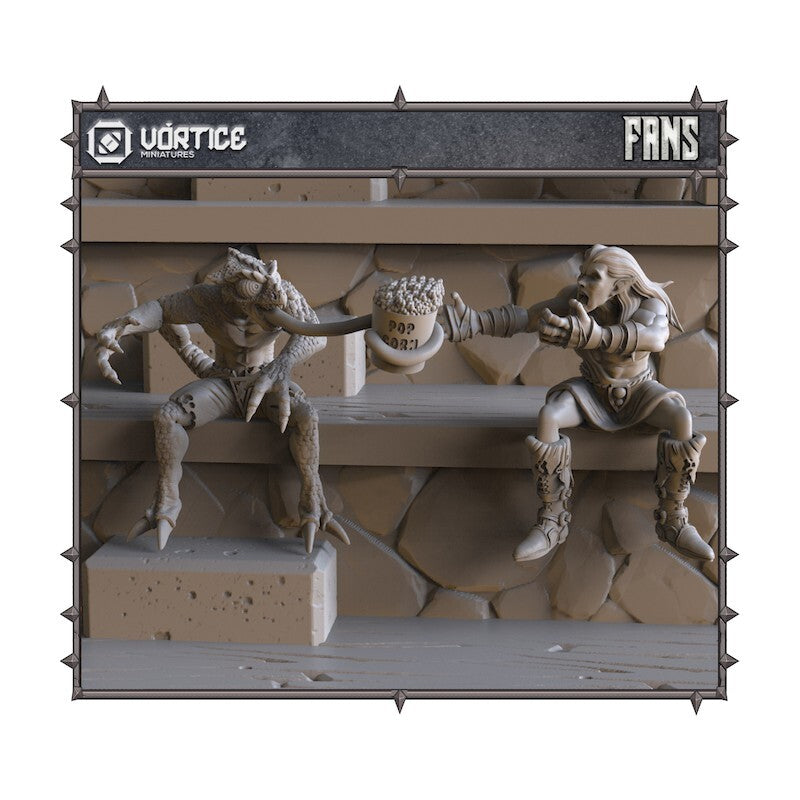 Fans elfe et lézard- Fantasy Football convient a bloodbowl