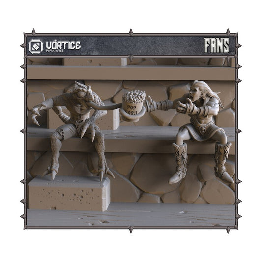 Fans elfe et lézard- Fantasy Football convient a bloodbowl