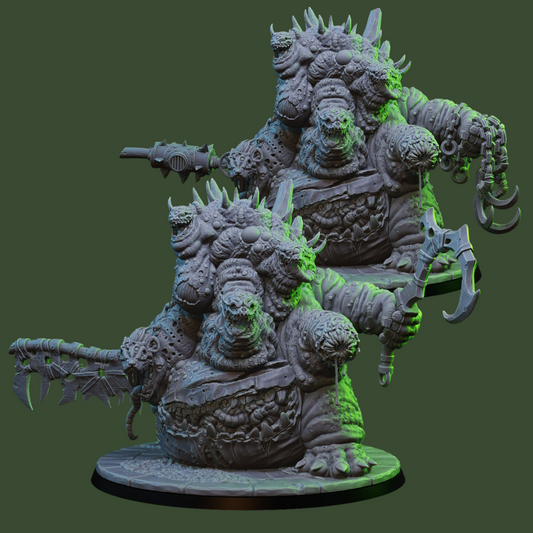 demon de la pestilence compatible nurgle + 2 kit d'armes