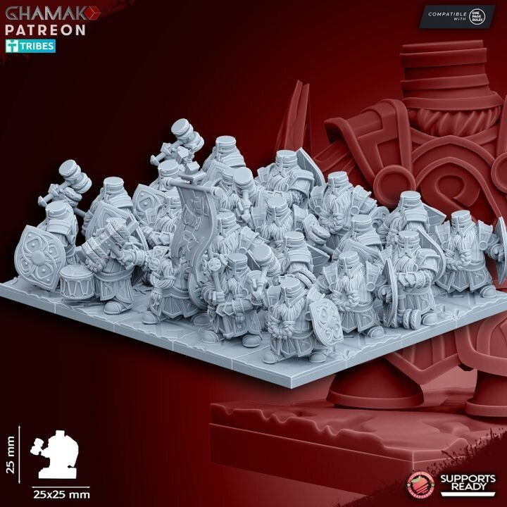 20x Forge Guard avec les socles