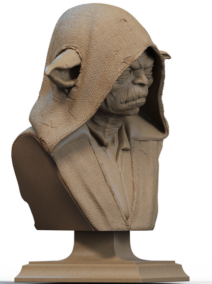 buste dark yoda hauteur 8 cm avec la base