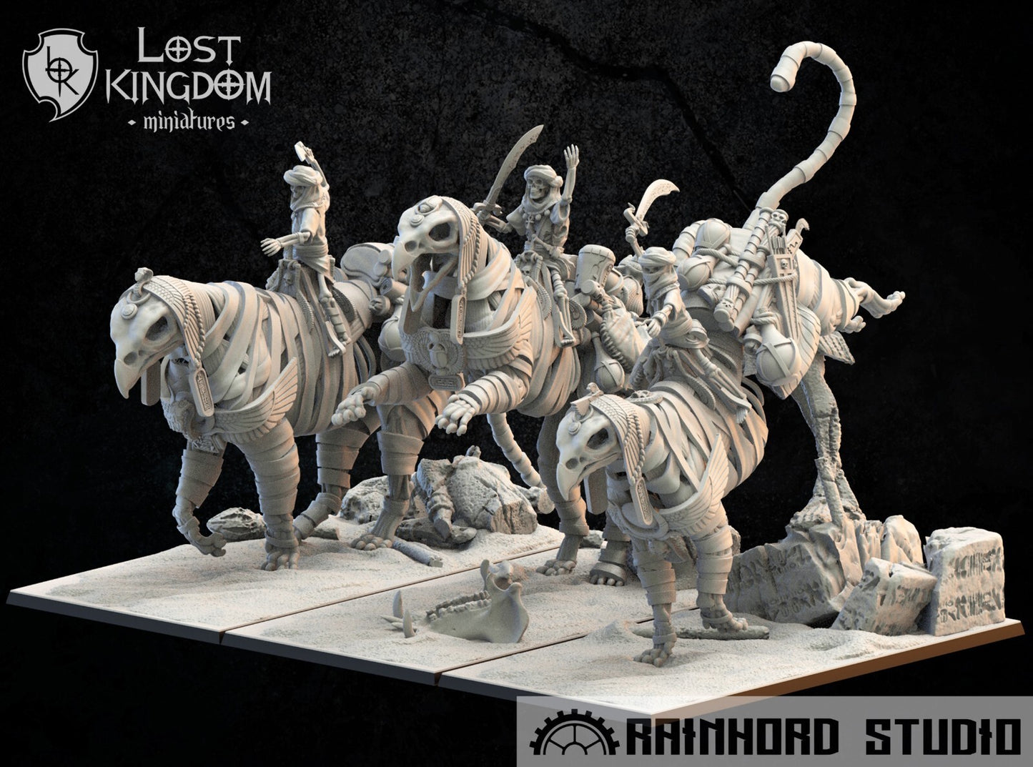 3 bedoins  rois des tombes