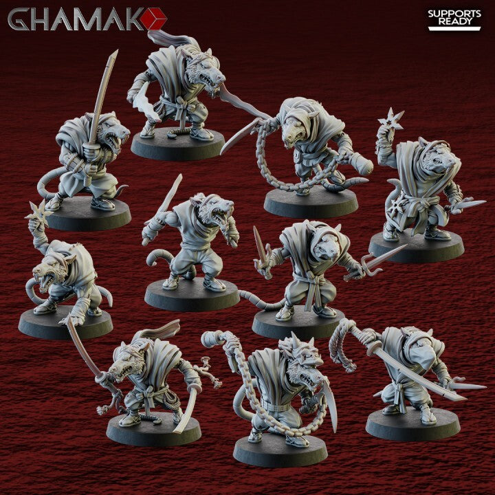 Ninja Rats compatible skaven