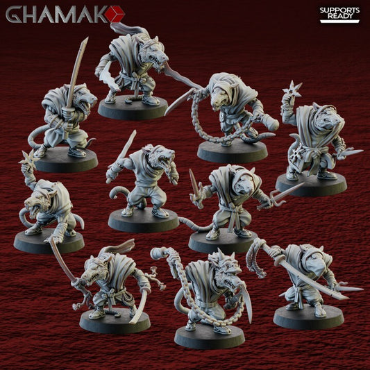 Ninja Rats compatible skaven