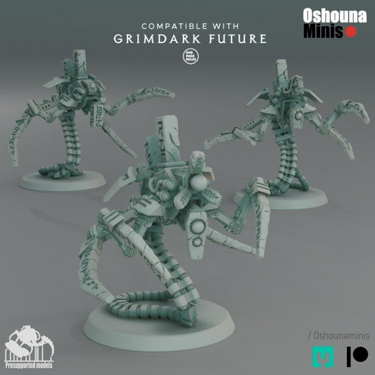 Doomed Empire -lot de 3  Burrower Bots 