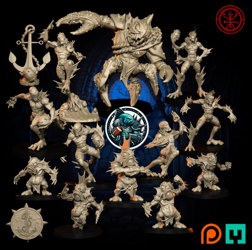 TORCHLIGHT "Deepside Krakens" - Fantasy Football convient a bloodbowl