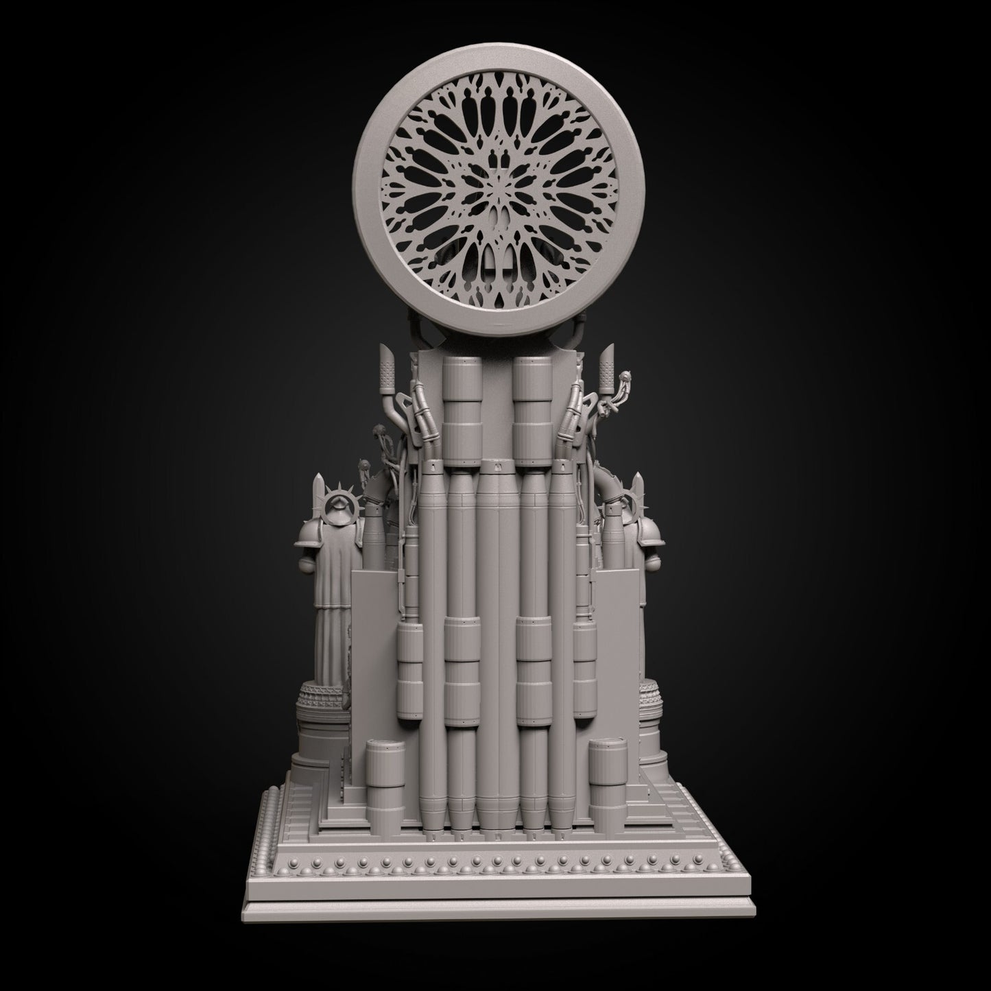 trône d'or empereur