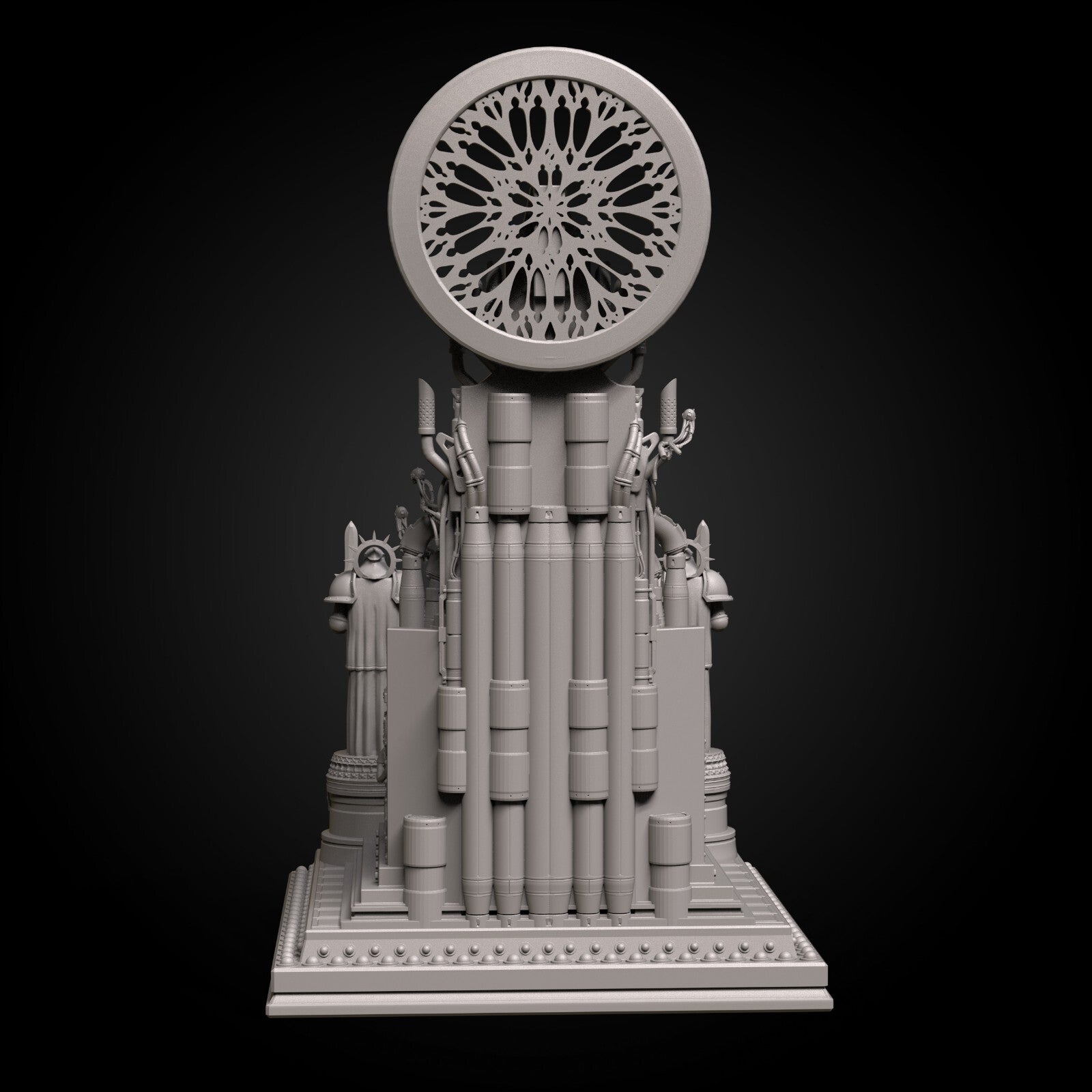 trône d'or empereur