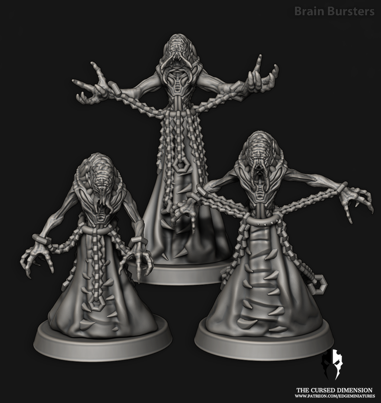 3 garde devoreur de cerveau convient a warhammer 40000