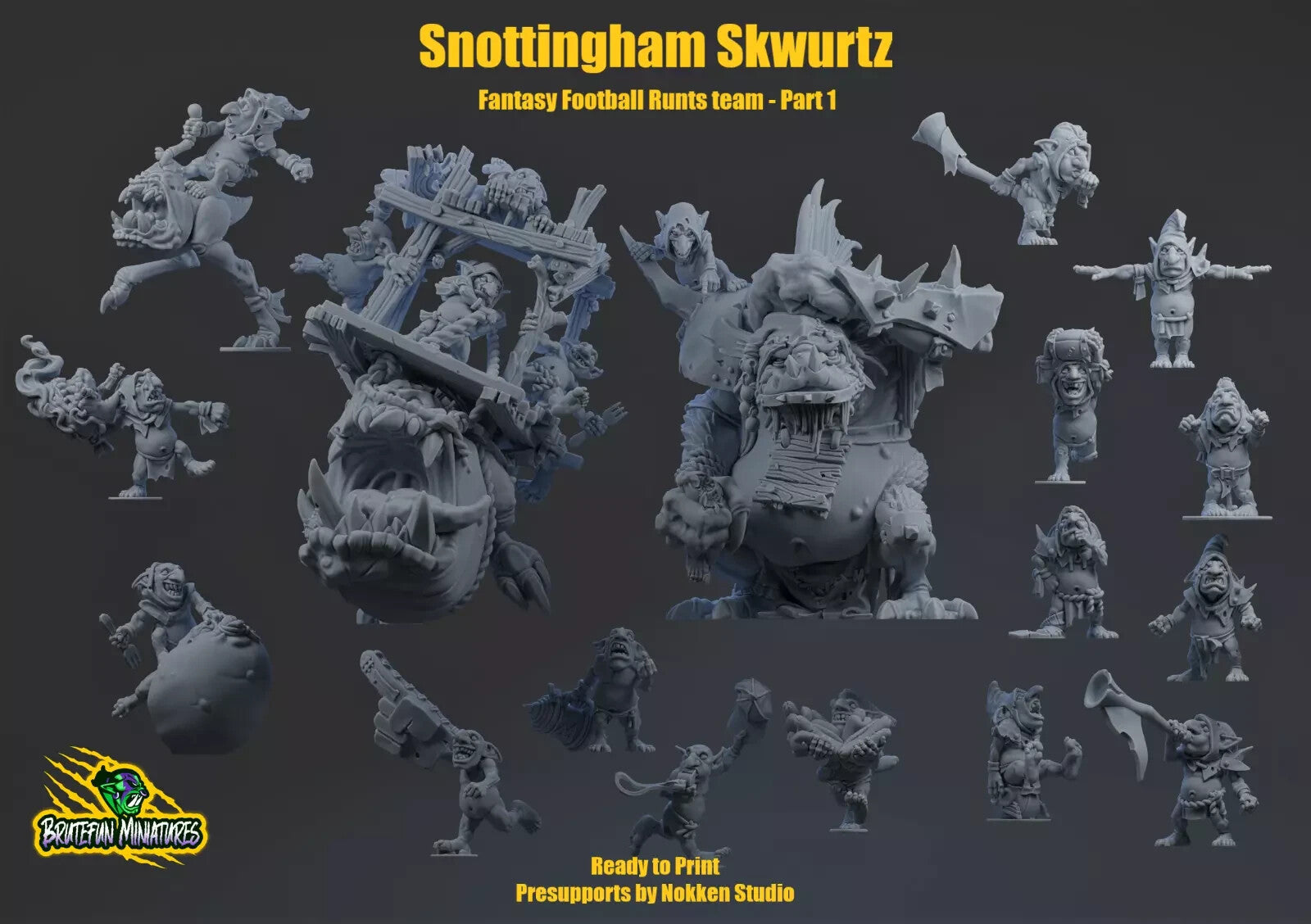 Fantasy Footbal Snottingham Skwurtz Goblin Runts Fantasy Football
