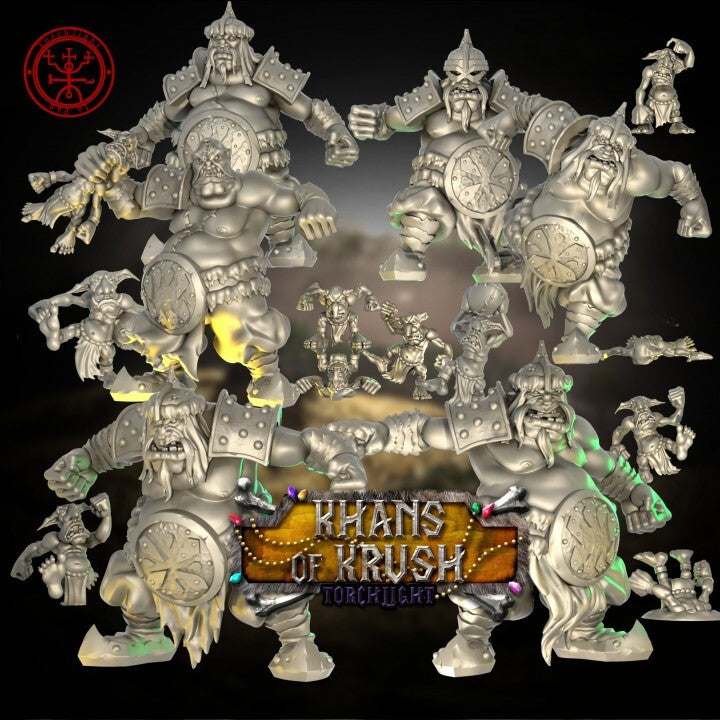 TORCHLIGHT "KHAN OF KRUSH"  fantasy convient a bloodbowl