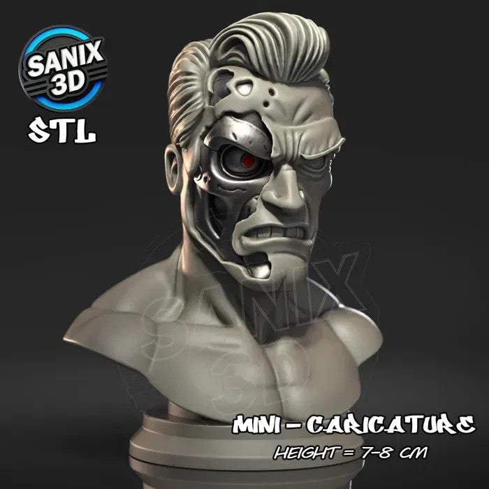 mini bust caricatures