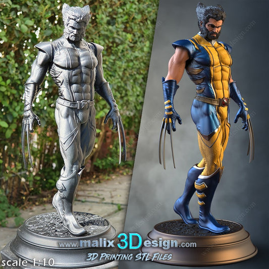 FIGURINE DE 26CM DE HAUT wolverine weapon x figurine fan art