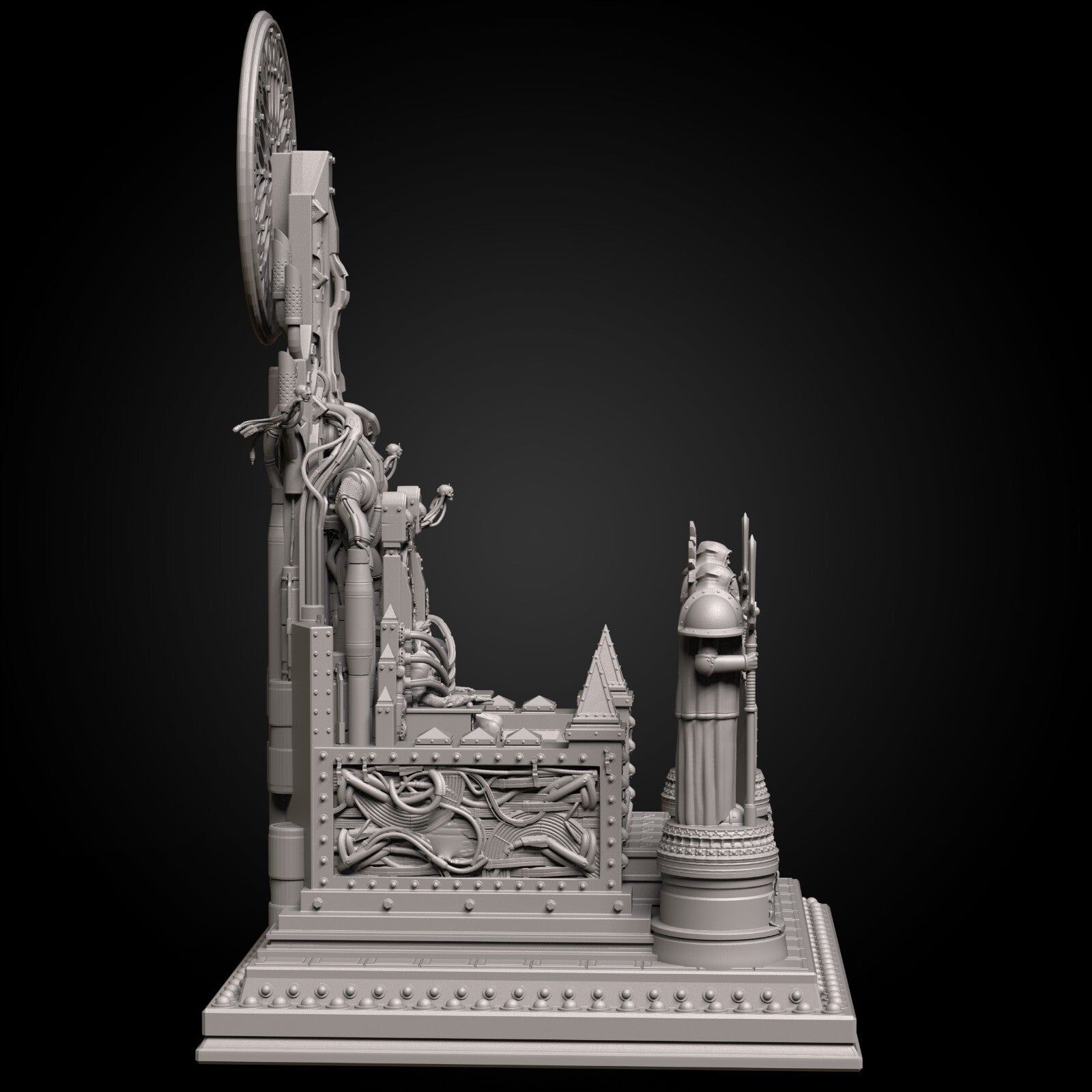 trône d'or empereur