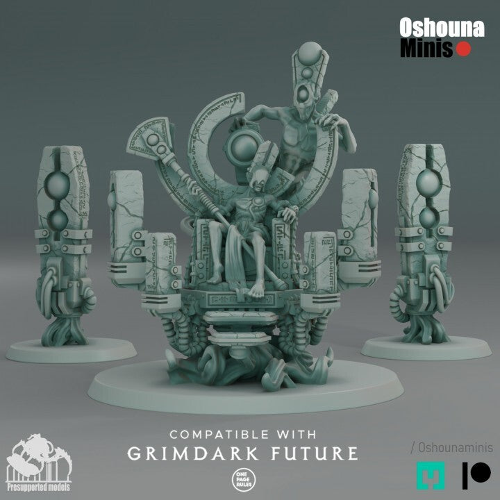 Doomed Empire - Last Living King compatible necron